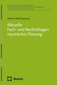 Produktbild: Aktuelle Fach- und Rechtsfragen r&auml;umlicher Planung