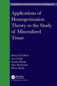 Produktbild: Applications of Homogenization Theory to the Study of Mineralized Tissue