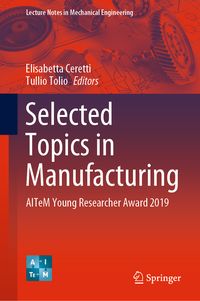Produktbild: Selected Topics in Manufacturing