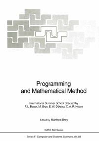 Produktbild: Programming and Mathematical Method