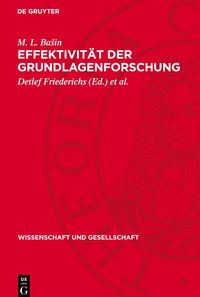 Produktbild: Effektivit&auml;t der Grundlagenforschung