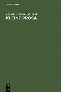 Produktbild: Kleine Prosa