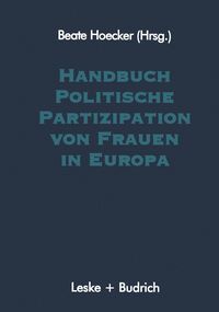 Produktbild: Handbuch Politische Partizipation von Frauen in Europa