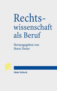 Produktbild: Rechtswissenschaft als Beruf