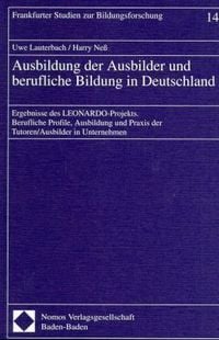 Produktbild: Ausbildung der Ausbilder und berufliche Bildung in Deutschland