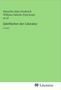 Produktbild: Jahrb&uuml;cher der Literatur