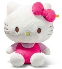 Produktbild: Steiff 024788 - Hello Kitty, wei&szlig;/rosa, sitzend, Pl&uuml;sch, 30 cm