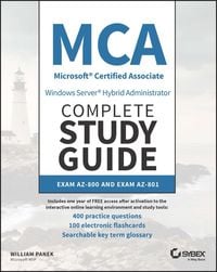 Produktbild: MCA Windows Server Hybrid Administrator Complete Study Guide with 400 Practice Test Questions