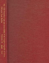 Produktbild: The Civil Procedure Law And Court Rules of the People s Republic of