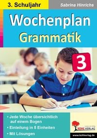 Produktbild: Wochenplan Grammatik / Klasse 3