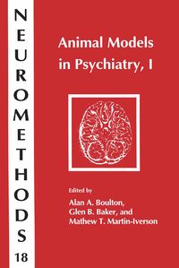 Produktbild: Animal Models in Psychiatry, I