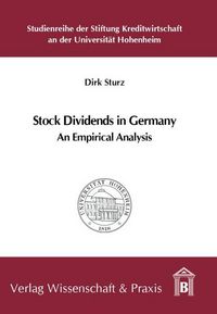 Produktbild: Stock Dividends in Germany.