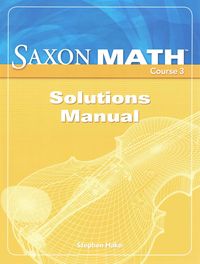 Produktbild: Workbk-Saxon Math Course 3
