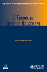 Produktbild: L'Europe de Denis de Rougemont