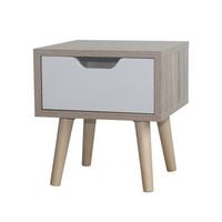 Produktbild: HTI-Living Nachtschrank 1 Schubk. Thekla 29325 Sonoma Wei&szlig;