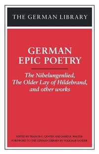 Produktbild: German Epic Poetry