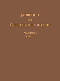 Produktbild: Jahrbuch des &ouml;ffentlichen Rechts der Gegenwart. Neue Folge