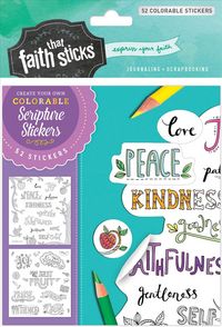 Produktbild: Galatians 522-23 Colorable Sti