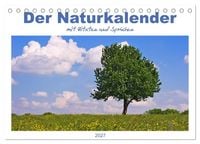 Produktbild: Der Naturkalender mit Zitaten und Spr&uuml;chen (Tischkalender 2027 DIN A5 quer), CALVENDO Monatskalender