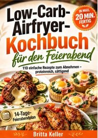 Produktbild: Low-Carb-Airfryer-Kochbuch f&uuml;r den Feierabend
