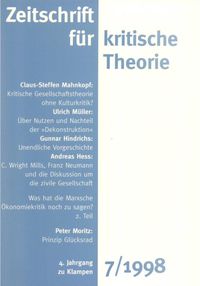 Produktbild: Zeitschrift für kritische Theorie / Zeitschrift für kritische Theorie, Heft 7