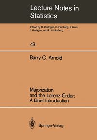 Produktbild: Majorization and the Lorenz Order: A Brief Introduction