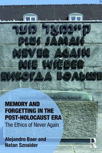 Produktbild: Memory and Forgetting in the Post-Holocaust Era