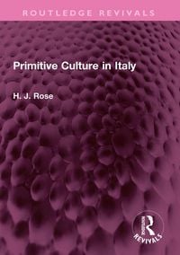 Produktbild: Primitive Culture in Italy