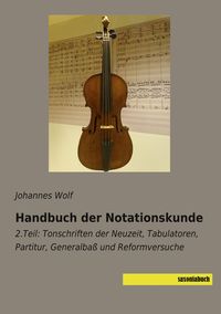 Produktbild: Handbuch der Notationskunde