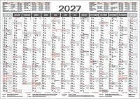 Produktbild: Tafelkalender A4 2027