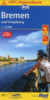 Bild vom Artikel ADFC-Regionalkarte Bremen und Umgebung, 1:75.000, mit Tagestourenvorschlägen, reiß- und wetterfest, E-Bike-geeignet, GPS-Tracks Download vom Autor 