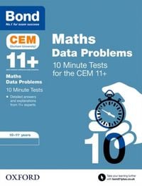 Produktbild: Bond 11: Bond 11+: CEM Maths Data 10 Minute Tests: Ready for