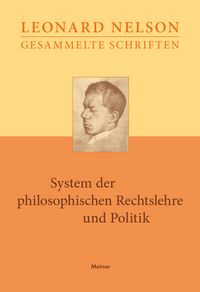 Produktbild: System der philosophischen Rechtslehre und Politik