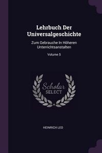 Produktbild: Lehrbuch Der Universalgeschichte