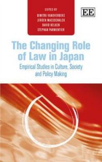 Produktbild: The Changing Role of Law in Japan