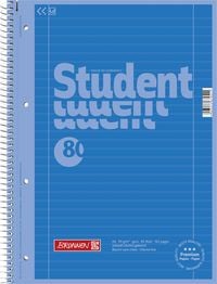 Produktbild: Brunnen Collegeblock Premium Student A4 liniert Lineatur 27 azur