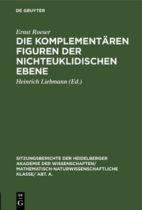 Produktbild: Die komplement&auml;ren Figuren der nichteuklidischen Ebene