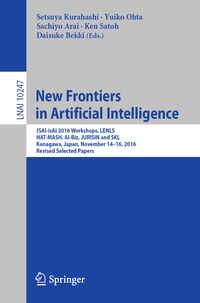 Produktbild: New Frontiers in Artificial Intelligence