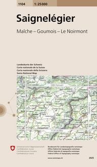 Produktbild: Swisstopo 1 : 25 000 Saignelégier