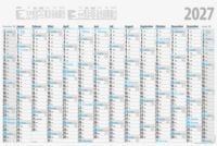 Produktbild: Plakatkalender 2027, 700&times;470 mm