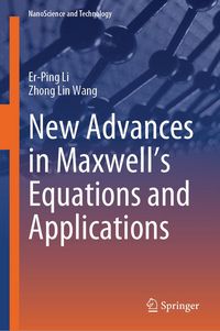 Produktbild: New Advances in Maxwell's Equations and Applications
