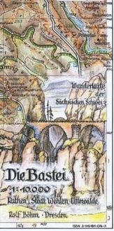Produktbild: Die Bastei 1:10000