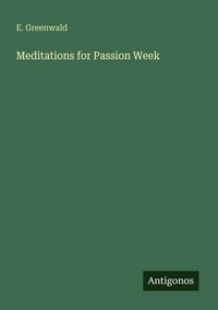 Produktbild: Meditations for Passion Week