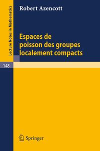 Produktbild: Espaces de Poisson des Groupes Localement Compacts