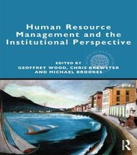 Produktbild: Human Resource Management and the Institutional Perspective
