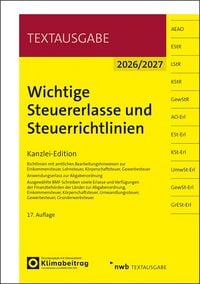 Produktbild: Wichtige Steuererlasse und Steuerrichtlinien