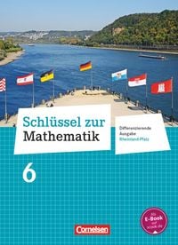 Produktbild: Schl&uuml;ssel zur Mathematik - Differenzierende Ausgabe Rheinland-Pfalz - 6. Schuljahr