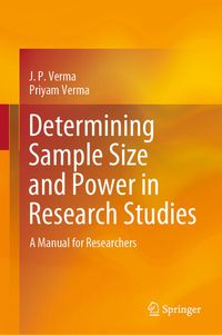 Produktbild: Determining Sample Size and Power in Research Studies