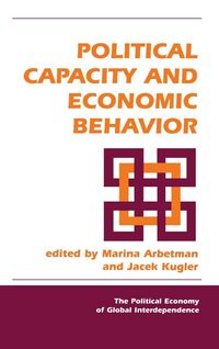 Produktbild: Political Capacity And Economic Behavior