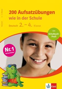 Produktbild: 200 Aufsatzübungen wie in der Schule, Deutsch 2.-4. Klasse